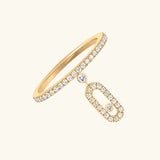 EXCLUSIVE | Chaira Dangling Ring Diamanté