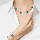 CLOVER | Blue Bracelet